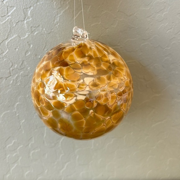 Handblown Glass Decorative “Friendship” Ball - Picture 3 of 5